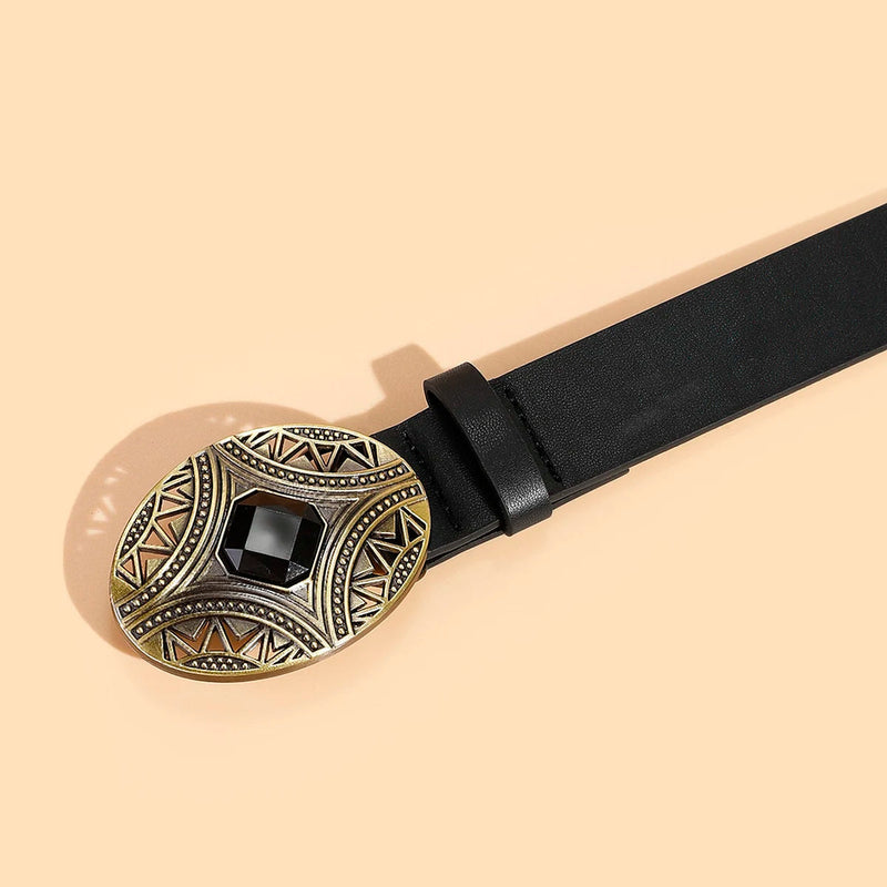 Marieke Traditional Belt – Retro Korean-Style Fashion Belt-Brown-State of Style