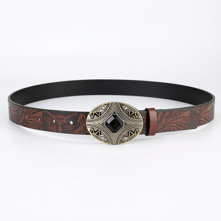 Marieke Traditional Belt – Retro Korean-Style Fashion Belt-Brown-State of Style