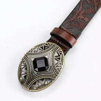 Marieke Traditional Belt – Retro Korean-Style Fashion Belt-Brown-State of Style