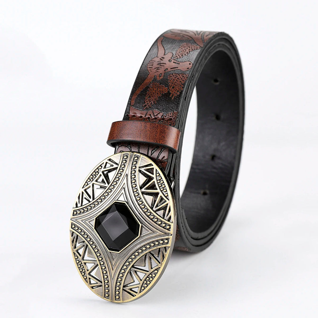 Marieke Traditional Belt – Retro Korean-Style Fashion Belt-Brown-State of Style