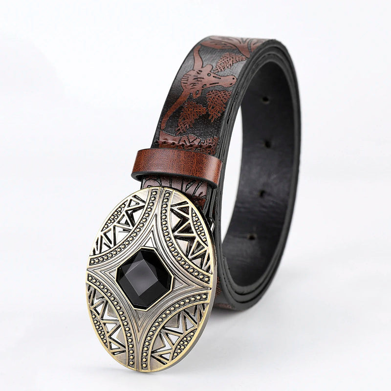 Marieke Traditional Belt – Retro Korean-Style Fashion Belt-Brown-State of Style