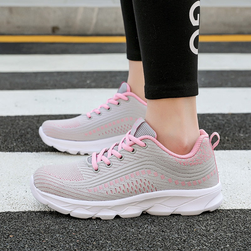 MariekesSneaks | Women's Supportive Orthopaedic Sneakers-Pink-4.5-State of Style