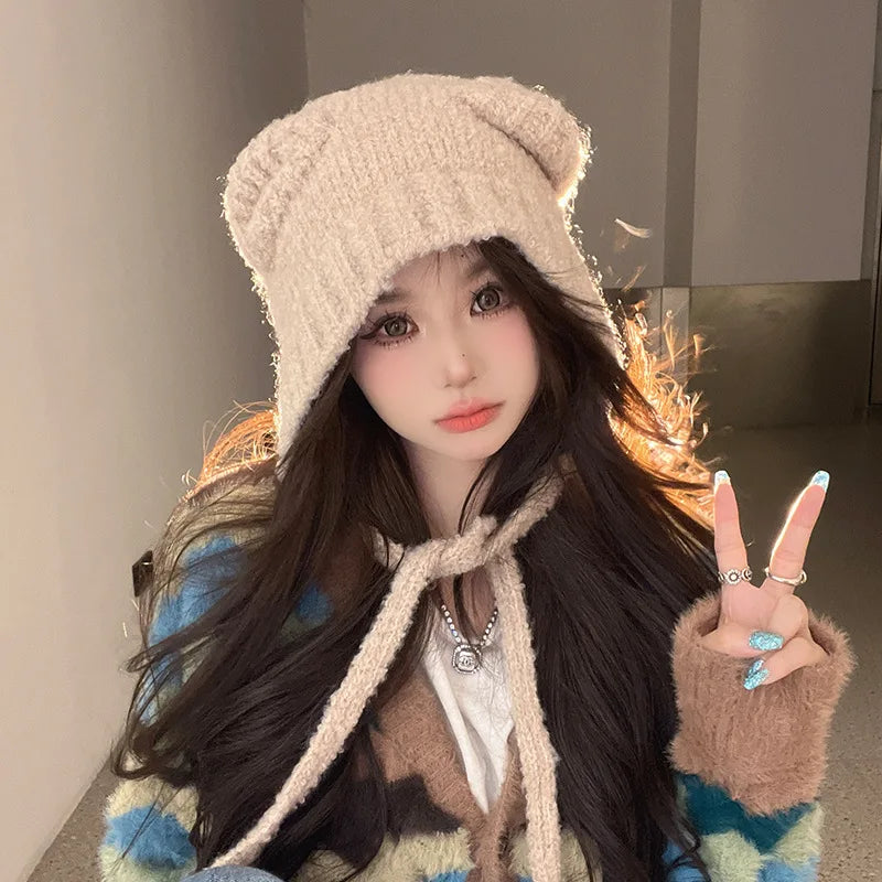 Marielle Teddy Beanie | Cute & Super Soft-Beige-State of Style