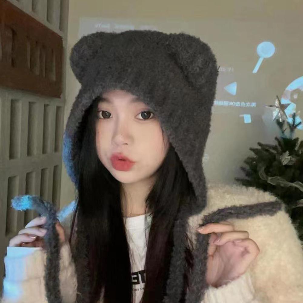 Marielle Teddy Beanie | Cute & Super Soft-Grey 1-State of Style