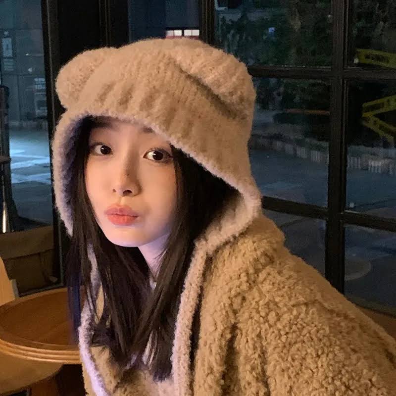 Marielle Teddy Beanie | Cute & Super Soft-Khaki-State of Style
