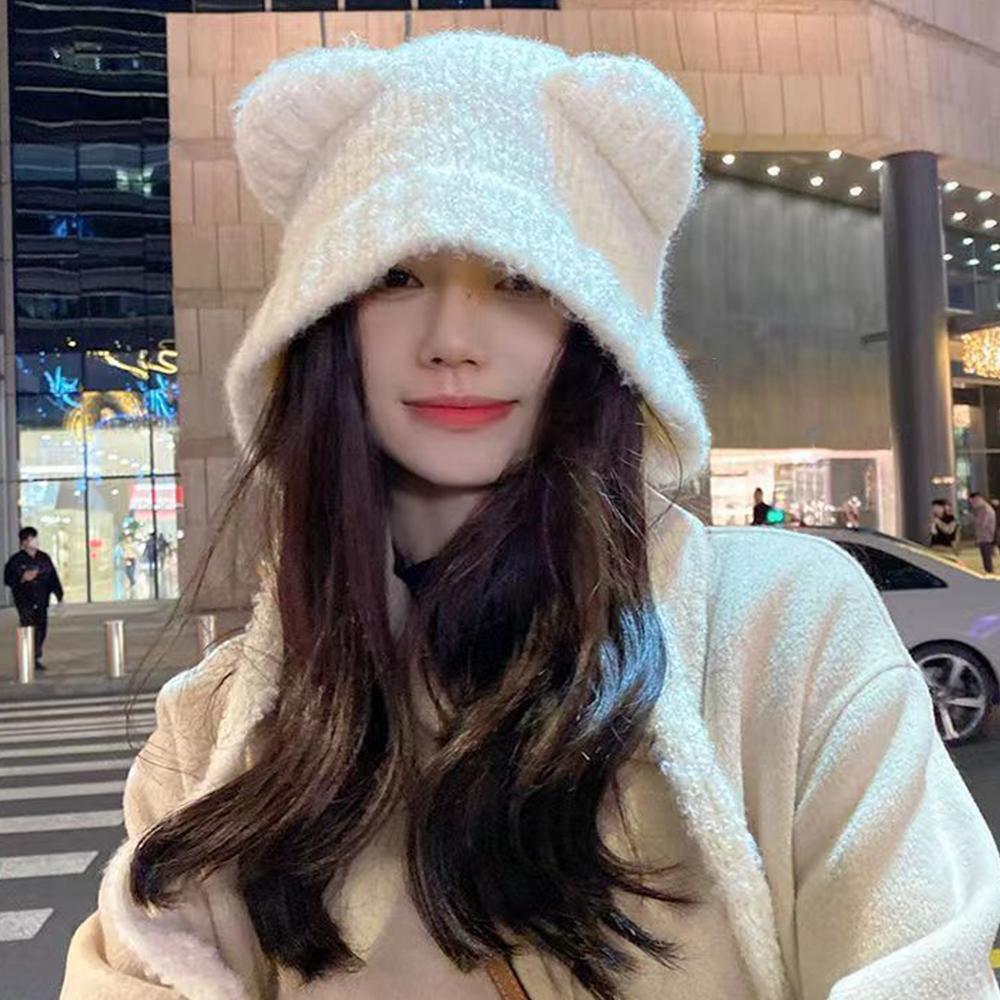 Marielle Teddy Beanie | Cute & Super Soft-White 1-State of Style