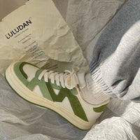 MarijesShoes | Women's Sporty Casual Sneakers-Green-4.5-State of Style