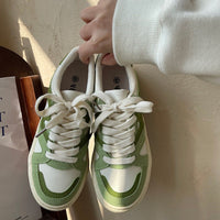 MarijesShoes | Women's Sporty Casual Sneakers-Green-4.5-State of Style