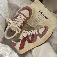 MarijesShoes | Women's Sporty Casual Sneakers-Red-4.5-State of Style