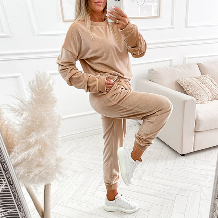 MarjoleinesSuit | Women's Sporty Tracksuit-Pink-S-State of Style