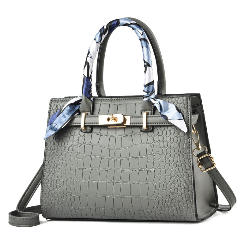 MarliekesBag | Women's Elegant Handbag-Grey-28x14x21cm-State of Style