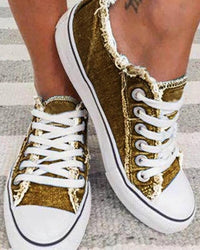 MarliesSneaks | Women's Casual Sneakers-Yellow-3.5-State of Style