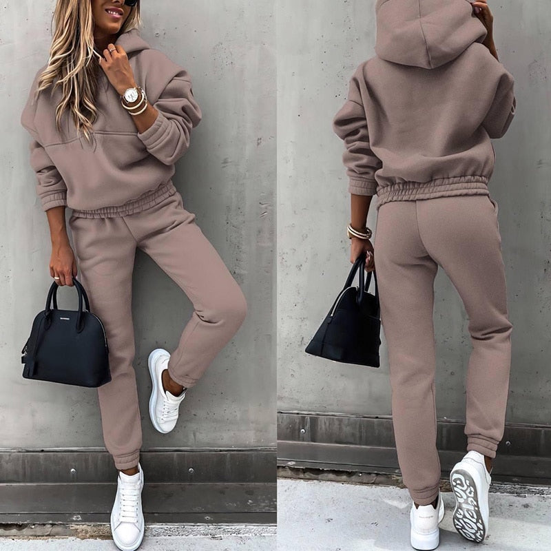 MarrysSuit | Women's Stylish & Comfortable Tracksuit-Camel-S-State of Style