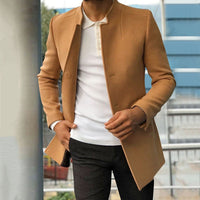 Marsiano Men's Tweed Jacket for Autumn/Winter-Brown-S-State of Style