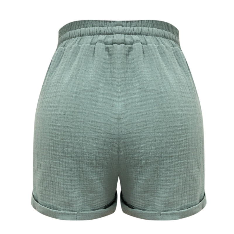 Martha Summer Shorts | Comfortable & Trendy-Green-S-State of Style