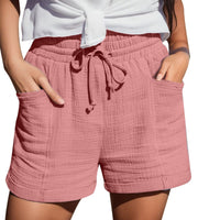 Martha Summer Shorts | Comfortable & Trendy-Pink-S-State of Style
