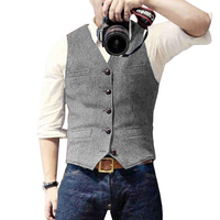 Martin Oliver - Stylish Gilet-Charcoal Grey-S-State of Style