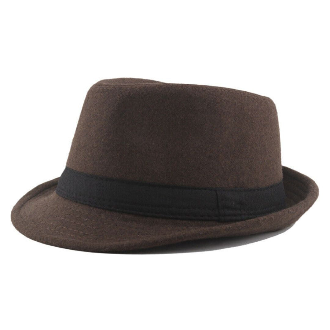 Martin Traditional Hat – Retro Fedora & Bowler Hybrid-Brown-State of Style