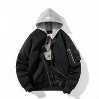 MartJacket | Men's Bomber Jacket-Black Thick-M-State of Style