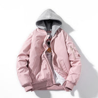 MartJacket | Men's Bomber Jacket-Pink Thick-M-State of Style