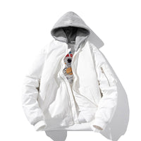 MartJacket | Men's Bomber Jacket-White Thick-L-State of Style