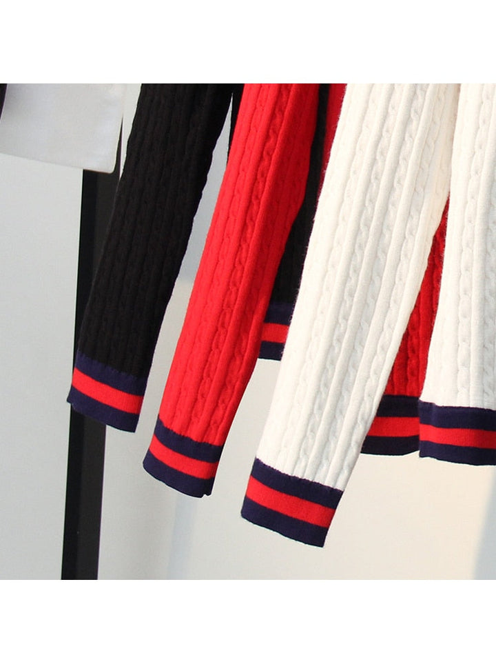 MartjesVest | Women's Warm Knit Cardigan-Black-One size fits all-State of Style