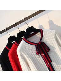 MartjesVest | Women's Warm Knit Cardigan-Black-One size fits all-State of Style