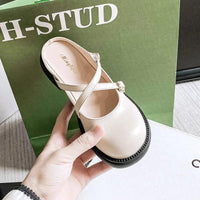 Mary Jane Pumps with Stylish Buckle - Clara-Ivory-3.0-State of Style
