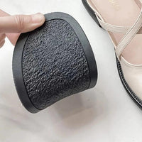 Mary Jane Pumps with Stylish Buckle - Clara-Ivory-3.0-State of Style