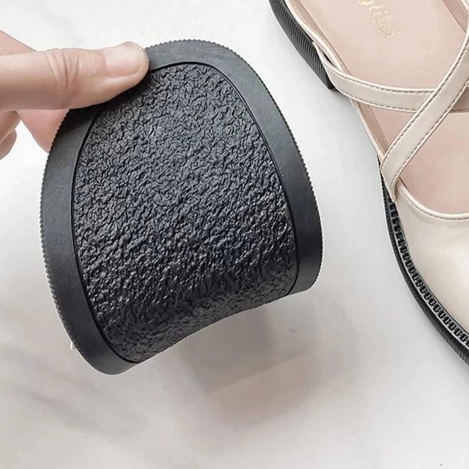 Mary Jane Pumps with Stylish Buckle - Clara-Ivory-3.0-State of Style