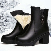 MarysasBoots | Women's Soft-Lined Ankle Boots-Black-4.5-State of Style