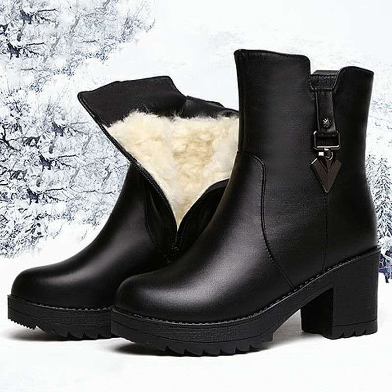 MarysasBoots | Women's Soft-Lined Ankle Boots-Black-4.5-State of Style