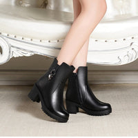 MarysasBoots | Women's Soft-Lined Ankle Boots-Black-4.5-State of Style