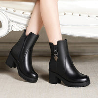 MarysasBoots | Women's Soft-Lined Ankle Boots-Black-4.5-State of Style