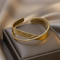 Mat Gold Infinity Bracelet - Elisa-State of Style