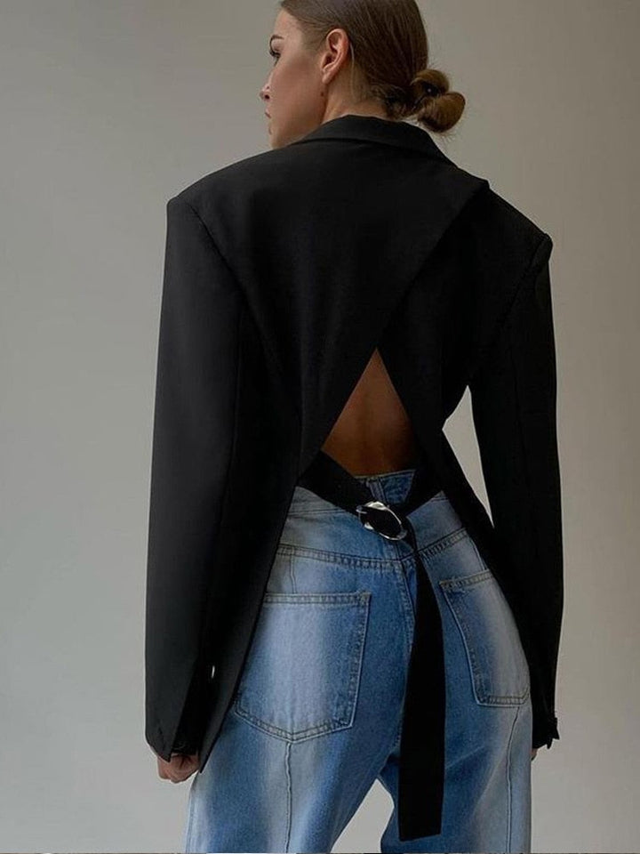 MatildasJacket | Women's Elegant & Stylish Blazer-Black-S-State of Style