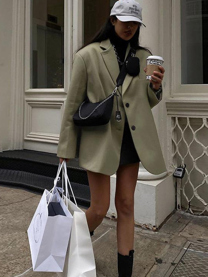 MatildasJacket | Women's Elegant & Stylish Blazer-Green-S-State of Style