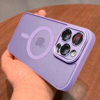 Matte Armour Magnetic Case with Shock Protection & Magsafe Support – 1+1 FREE-Light Purple-For iPhone 16e-State of Style