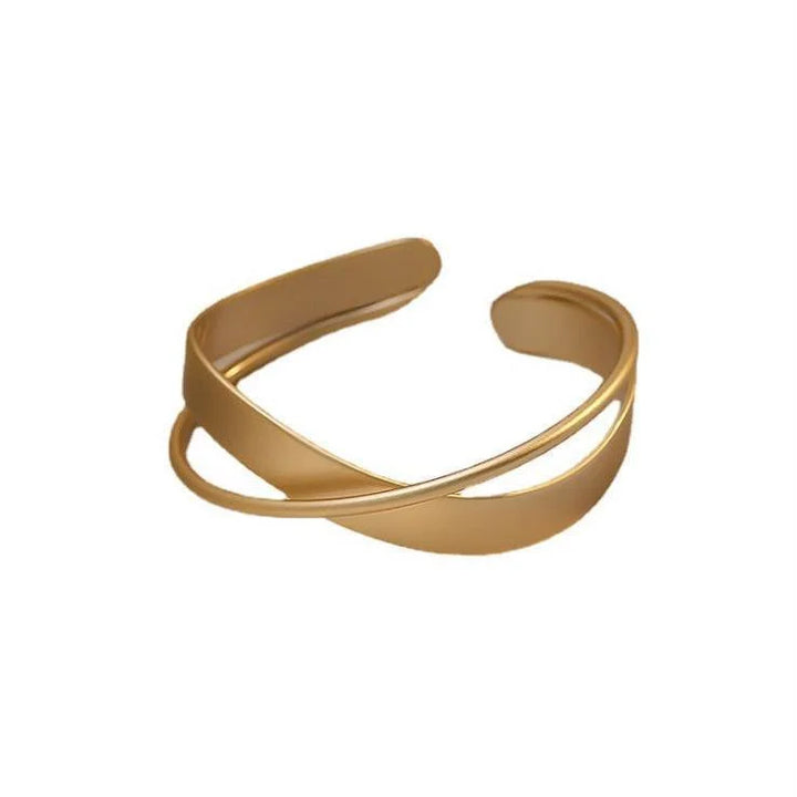 Matte Gold Infinity Bracelet – Elisa-State of Style