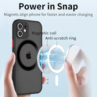 Matte Magnetic Phone Case with Magsafe & Drop Protection – 1+1 FREE-Army Green-For iPhone XR-State of Style