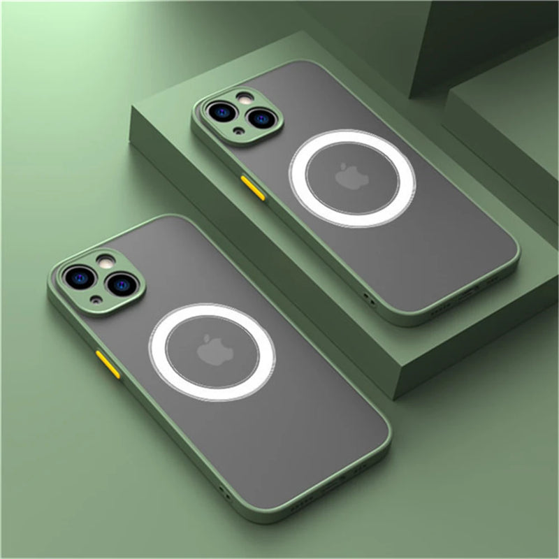 Matte Magnetic Phone Case with Magsafe & Drop Protection – 1+1 FREE-Army Green-For iPhone XR-State of Style