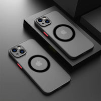 Matte Magnetic Phone Case with Magsafe & Drop Protection – 1+1 FREE-Black-For iPhone 16-State of Style