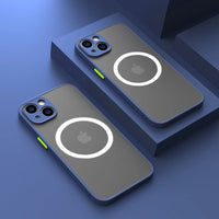 Matte Magnetic Phone Case with Magsafe & Drop Protection – 1+1 FREE-Blue-For iPhone 16 Plus-State of Style