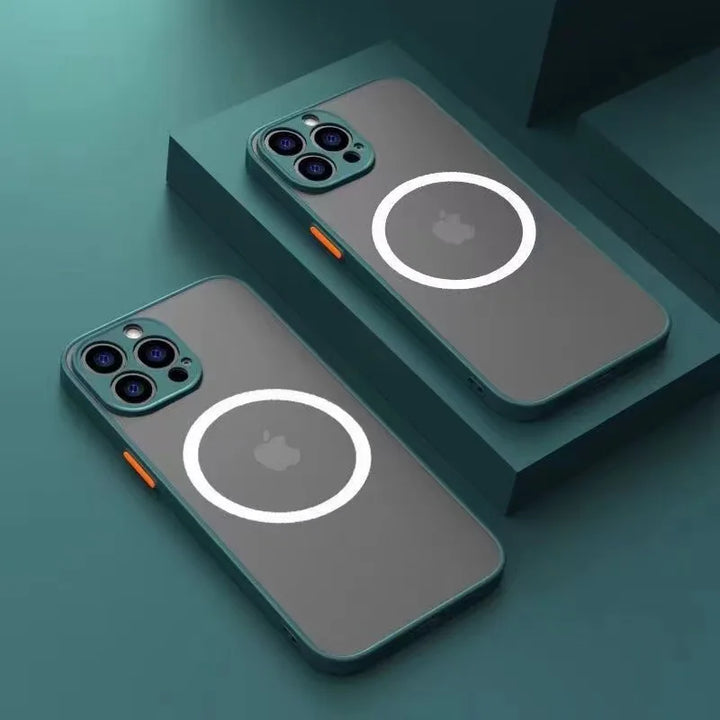 Matte Magnetic Phone Case with Magsafe & Drop Protection – 1+1 FREE-Green-For iPhone XR-State of Style