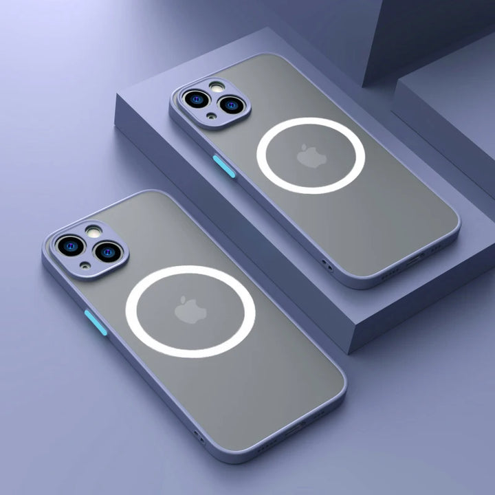 Matte Magnetic Phone Case with Magsafe & Drop Protection – 1+1 FREE-Grey-For iPhone 16-State of Style