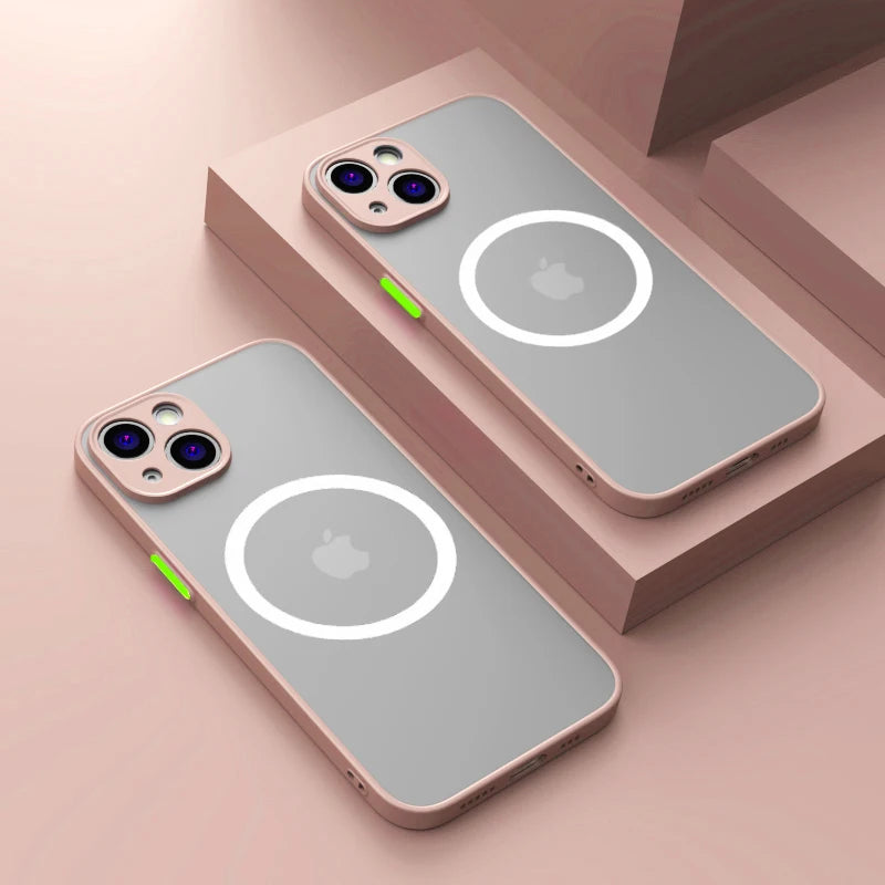 Matte Magnetic Phone Case with Magsafe & Drop Protection – 1+1 FREE-Pink-For iPhone 16-State of Style