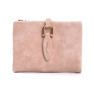 Matte Women's Wallet – Elegant & Compact Vintage Clutch-Pink-State of Style