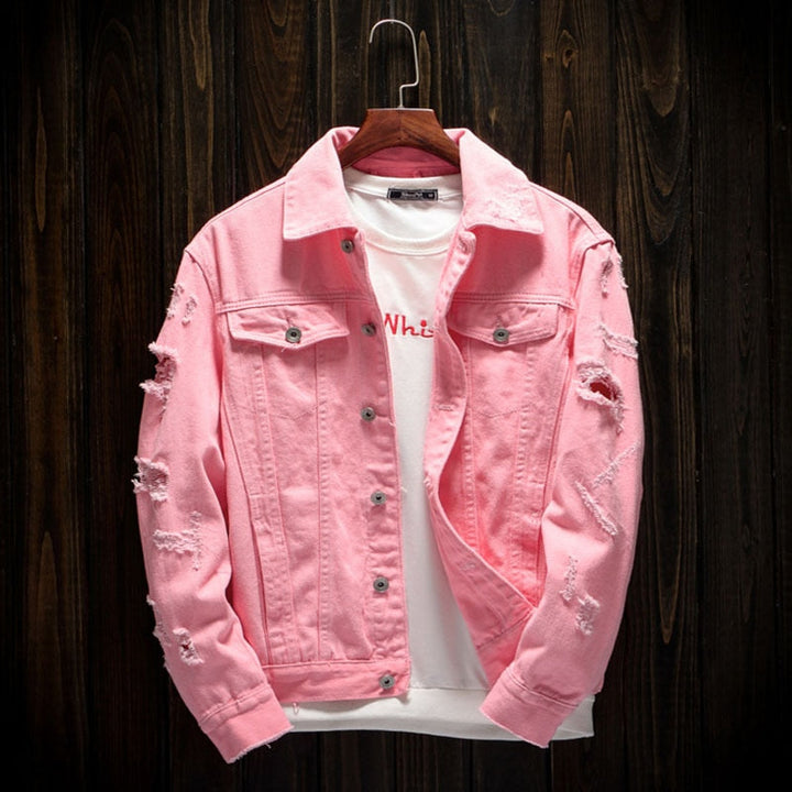Maurice Jacket | Men's Stylish & Functional Outerwear-Pink-S-State of Style