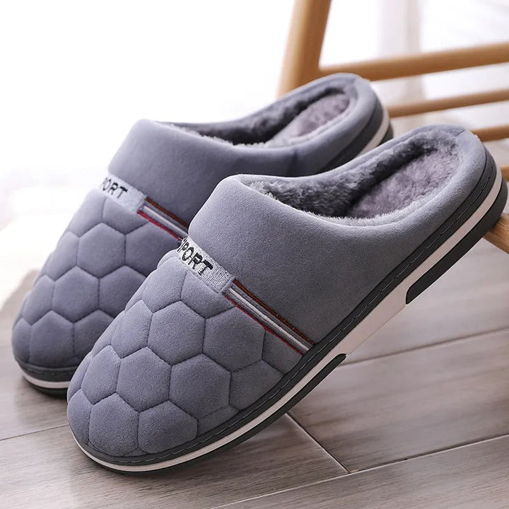 Max Men's Slippers - Comfortable & Stylish-Deep Grey-8-9-State of Style