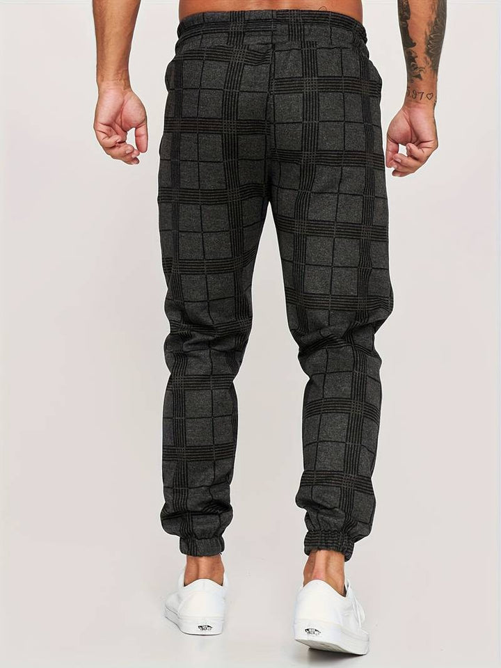 Max Trendy Men's Sweatpants-Black-S-State of Style